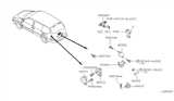 Diagram for 1999 Nissan Quest Tailgate Lock - 90330-7B010