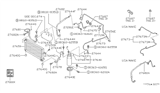 Diagram for 1991 Nissan Stanza A/C Hose - 92480-65E00