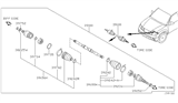 Diagram for 2015 Nissan Titan CV Boot - 39741-7S026