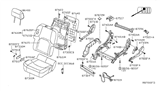 Diagram for 2013 Nissan Frontier Seat Switch - 87016-ZS00A