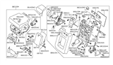 Diagram for Nissan Pathfinder Armrest - 88700-EA100