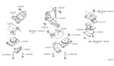 Diagram for Nissan Pathfinder Engine Mount - 11220-1PE0B