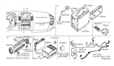 Diagram for Nissan Pathfinder Antenna Cable - 28243-EA10A