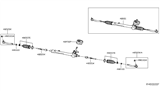 Diagram for 2019 Nissan Leaf Steering Gear Box - 48001-5SA3A