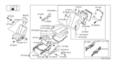 Diagram for 2006 Nissan Altima Seat Cover - 87406-ZB000