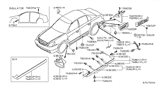 Diagram for 2011 Nissan GT-R Body Mount Hole Plug - 76884-AG024