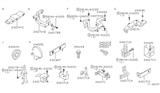 Diagram for 2002 Nissan Altima Body Mount Hole Plug - 77700-89900