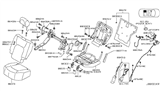 Diagram for 2008 Nissan Murano Seat Cover - 88370-1AA0A