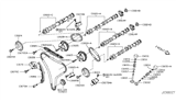Diagram for Nissan 370Z Timing Chain Tensioner - 13070-1MR0A