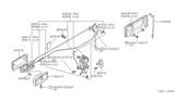 Diagram for 1983 Nissan 200SX Door Latch Assembly - 80502-N8200