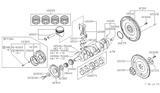 Diagram for Nissan 720 Pickup Crankshaft - 12201-U6000SV