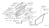 Diagram for 1984 Nissan Sentra Body Mount Hole Plug - 64894-W0500