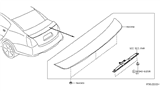 Diagram for Nissan Maxima Spoiler - 96030-7Y900