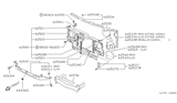 Diagram for 1994 Nissan Pathfinder Radiator Support - 62510-73P00