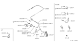Diagram for 1988 Nissan Pathfinder Accelerator Cable - 18201-42G01