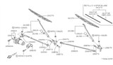 Diagram for Nissan Xterra Wiper Pivot - 28842-S3801