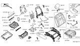 Diagram for 2020 Nissan NV Seat Cushion - 87311-1PA0A