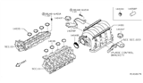 Diagram for Nissan NV Intake Manifold - 14001-ZE00B