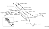 Diagram for 2013 Nissan NV Parking Brake Cable - 36531-1PA0A