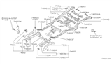 Diagram for Nissan Stanza Engine Mount Torque Strut - 75118-65E00