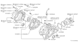 Diagram for Nissan Axxess Transfer Case Cover - 33117-56E00