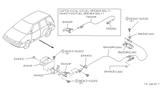 Diagram for Nissan Axxess Fuel Door Release Cable - 78822-30R00