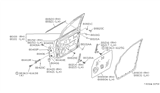 Diagram for Nissan Axxess Weather Strip - 80215-30R00