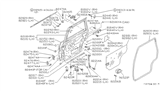 Diagram for Nissan Axxess Weather Strip - 82831-30R00