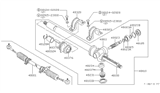 Diagram for Nissan Datsun 310 Rack And Pinion - 48001-M7801