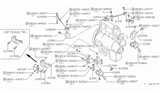 Diagram for 1980 Nissan Datsun 310 Motor And Transmission Mount - 11232-M7000