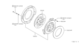 Diagram for Nissan Datsun 310 Clutch Disc - 30100-M7000