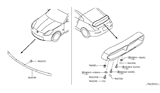 Diagram for Nissan 350Z Spoiler - 96015-CF40A
