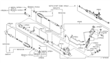 Diagram for Nissan 350Z Steering Gear Box - 49311-CF50A