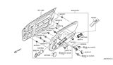 Diagram for 2008 Nissan 350Z Weather Strip - 80974-CD000