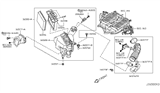 Diagram for Nissan 350Z Air Intake Coupling - 16576-EV11B