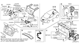 Diagram for 2019 Nissan Maxima Fuel Line Clamps - 01558-00421