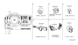 Diagram for Nissan NV Cruise Control Switch - 25550-9JK0A