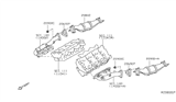 Diagram for 2012 Nissan Pathfinder Catalytic Converter - 208A3-9CE0A