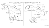 Diagram for 1993 Nissan 240SX Brake Booster - 47210-42F00