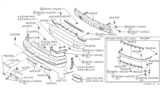 Diagram for 1994 Nissan 240SX License Plate - 96212-51F00