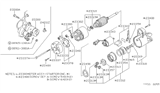 Diagram for Nissan 240SX Starter Drive - 23354-30R10