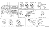 Diagram for 2007 Nissan Xterra Dimmer Switch - 25560-EA06E