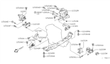 Diagram for Nissan Sentra Engine Mount Bracket - 11270-8H300