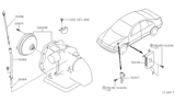 Diagram for 2000 Nissan Sentra Dipstick - 31086-4Z000