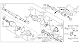Diagram for Nissan Sentra CV Boot - 39741-0M325