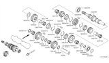 Diagram for Nissan Sentra Synchronizer Ring - 32604-6J000