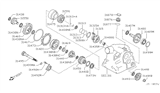 Diagram for Nissan Quest Differential Bearing - 31408-80X19