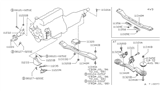 Diagram for Nissan Hardbody Pickup (D21U) Engine Mount Torque Strut - 11232-09G13