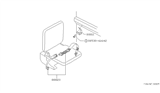 Diagram for 1994 Nissan Hardbody Pickup (D21) Seat Belt - 88820-57G02