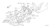 Diagram for Nissan Hardbody Pickup (D21) Timing Cover Gasket - 13520-29N00